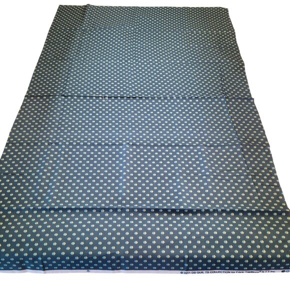 Cotton Fabric Blue Green Geometric Print 27"x42" DS Quilts Fabric Traditions - Picture 4 of 8